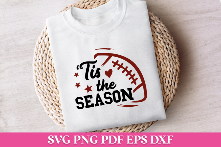 Tis the Season Football SVG Quote