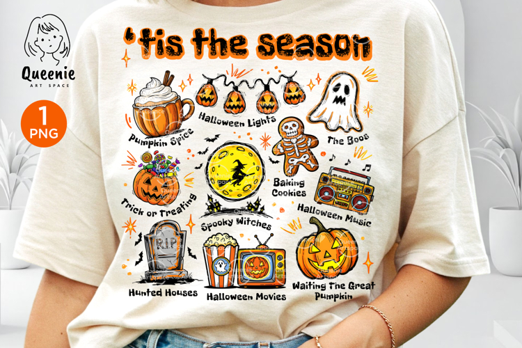 Halloween ’Tis the Season Spooky Fall Png