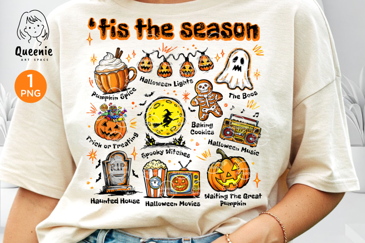 Halloween ’Tis the Season Spooky Fall Png