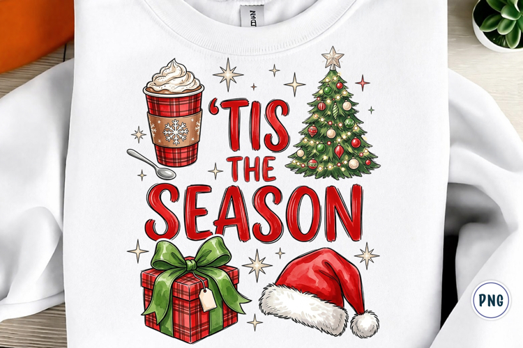Tis The Season Christmas PNG