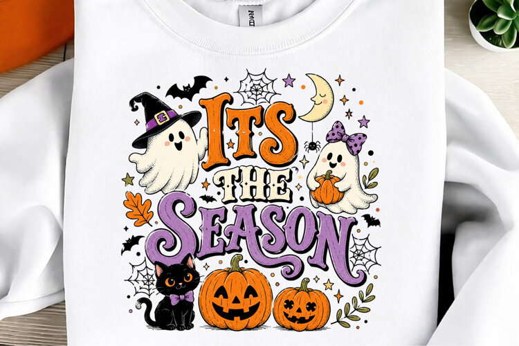 Tis The Season Halloween PNG Digital Download example image 1