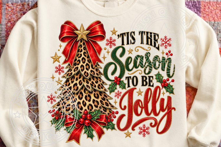 Tis the Season to Be Jolly Christmas PNG