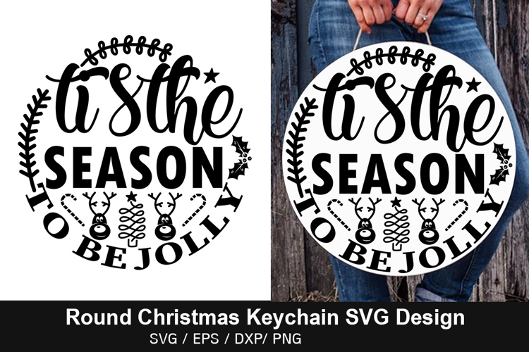 Round Keychain Svg Image 6