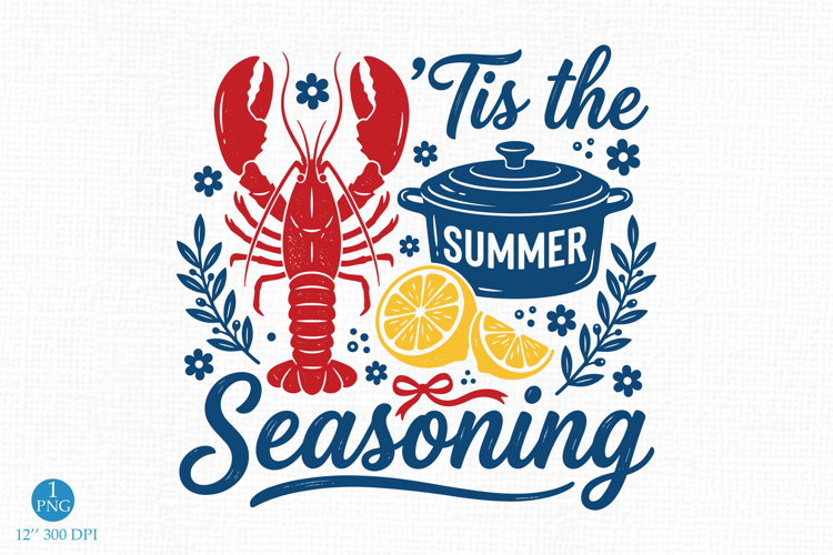 Tis the Summer Seasoning, Summer Png example image 1