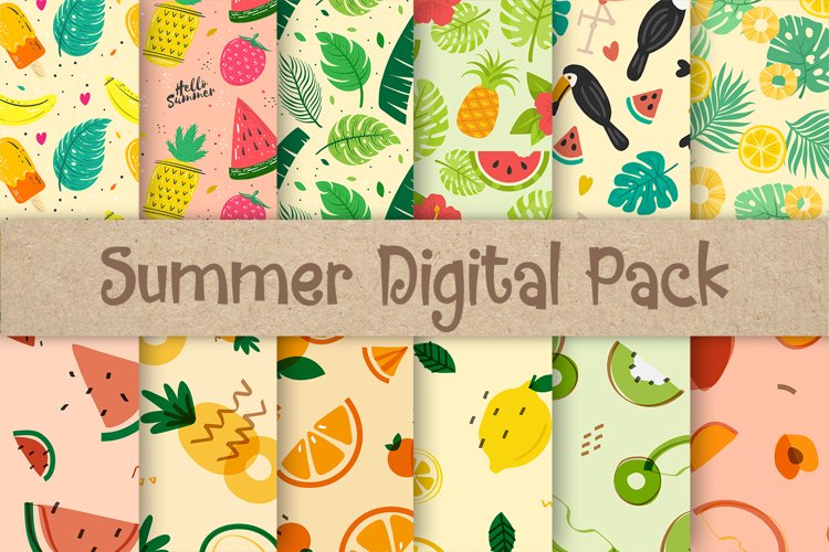 Summer Digital Paper Image 24