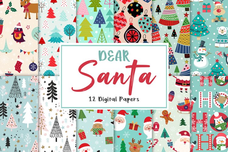 Christmas Pattern Background Image 21