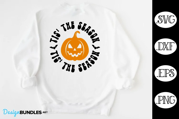Tis' The Season Halloween SVG | Halloween Retro SVG