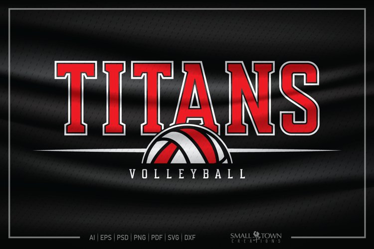Titan SVG, Titan Volleyball SVG, Titan, Volleyball Team (1735418