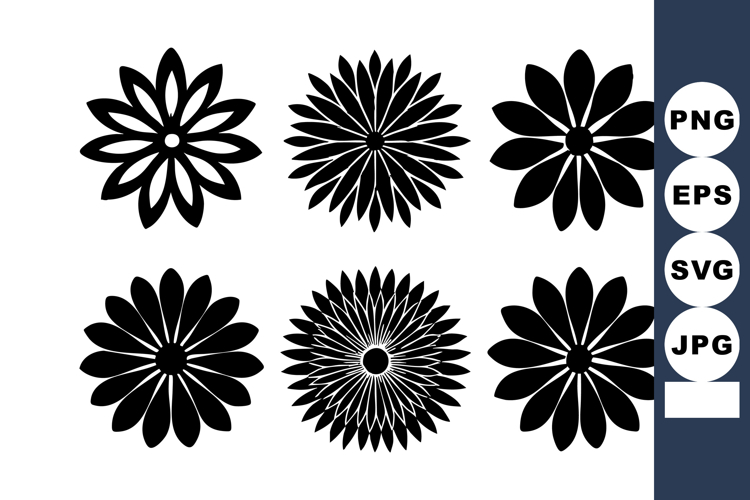 Flower Silhouette Image 18