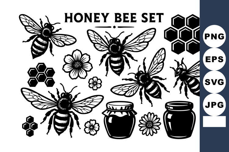 Honey Jar Clipart Image 4