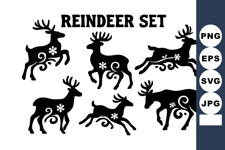 Deer Vector Image 11