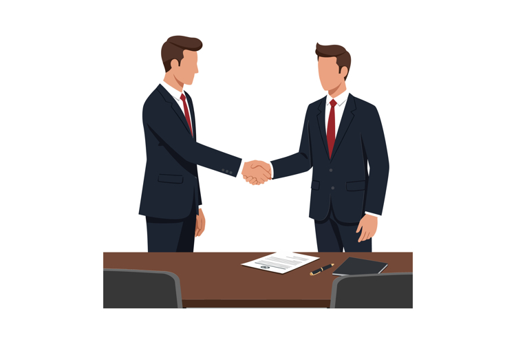 Hands Shaking Clipart Image 14