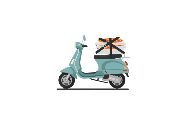 Scooter Clipart Image 2