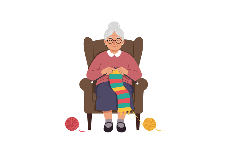 Knitting Clipart Image 16