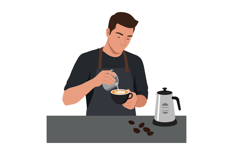Latte Clipart Image 15