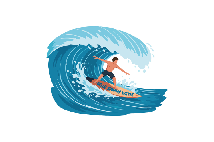 Surfboard Clipart Image 4