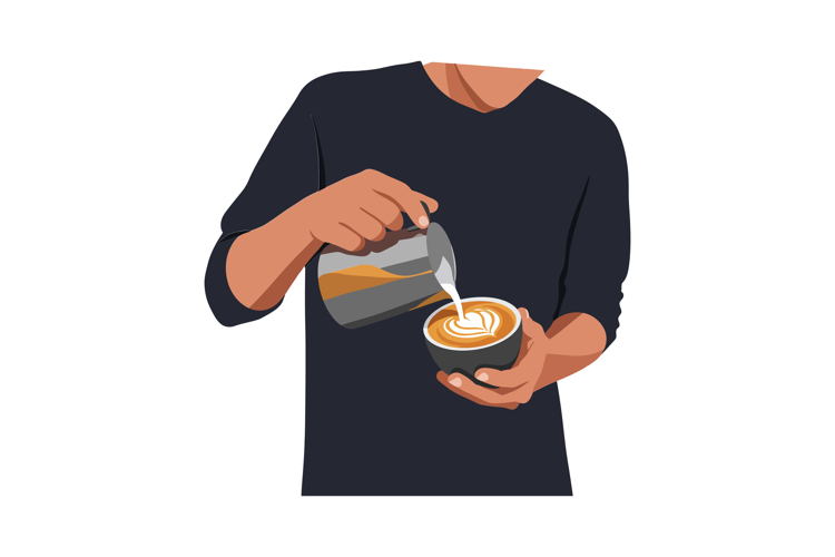 Latte Clipart Image 18