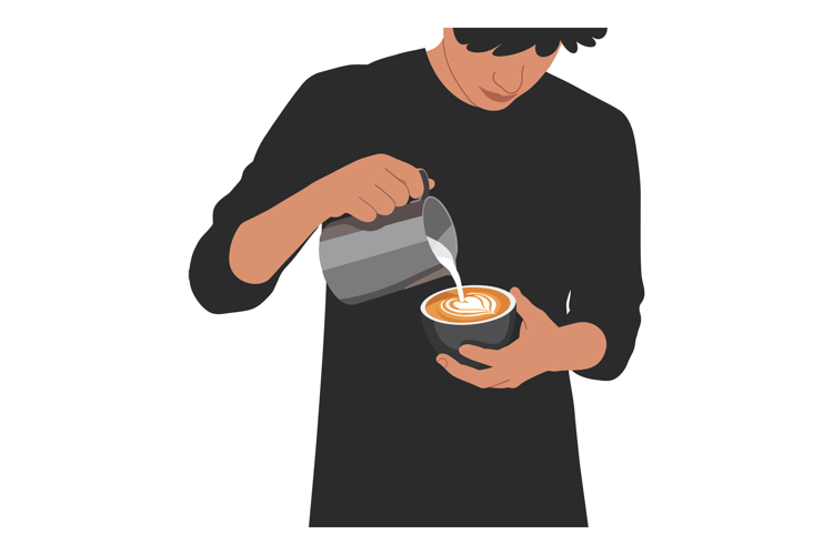 Latte Clipart Image 17