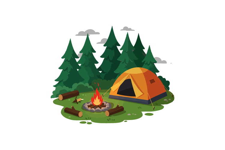 Camping Clipart Image 4