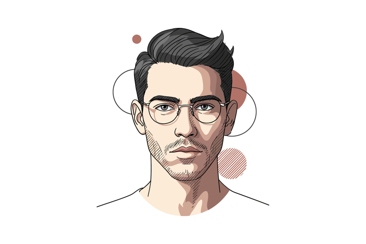 Glasses Vector Image 6