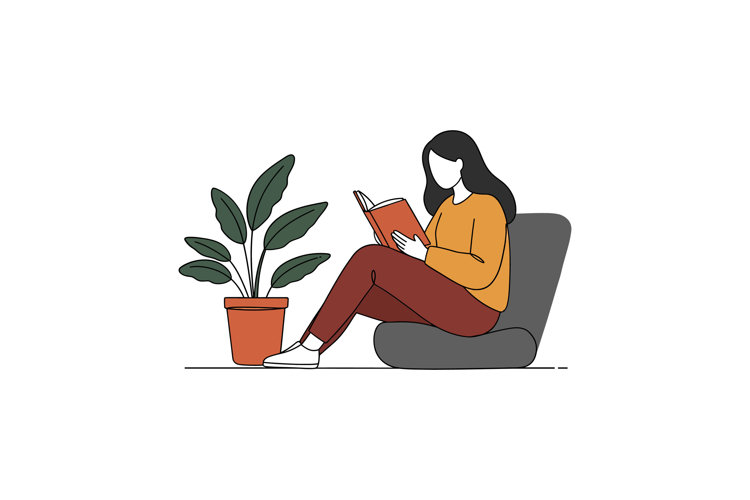 Reading Illustration Image 22