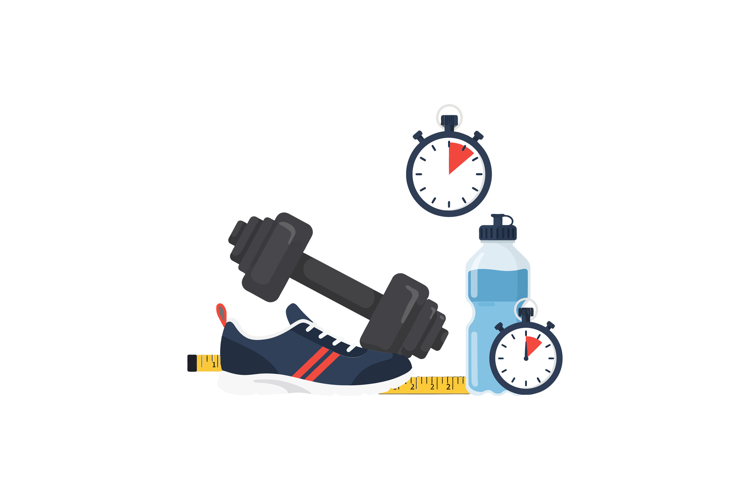 Dumbbell Clipart Image 10