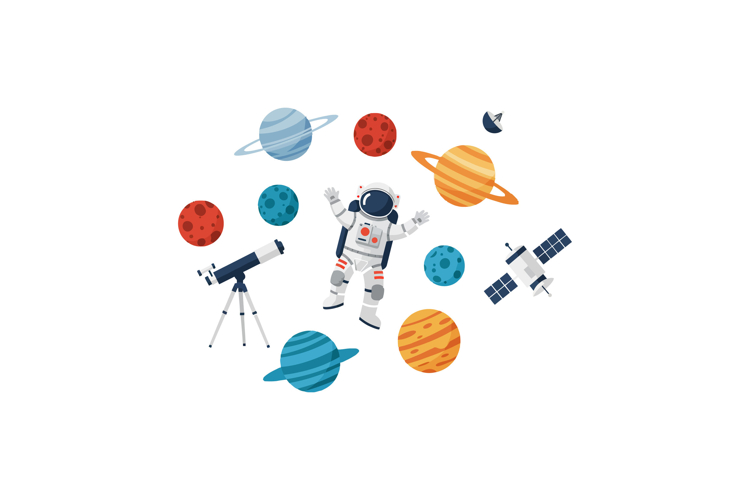 Astronaut Clipart Image 24