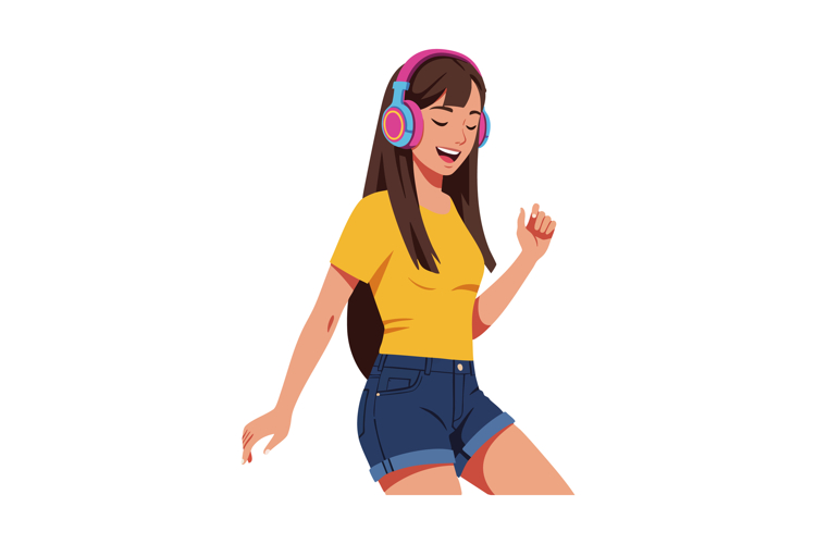 Listening To Music Clipart Image 23