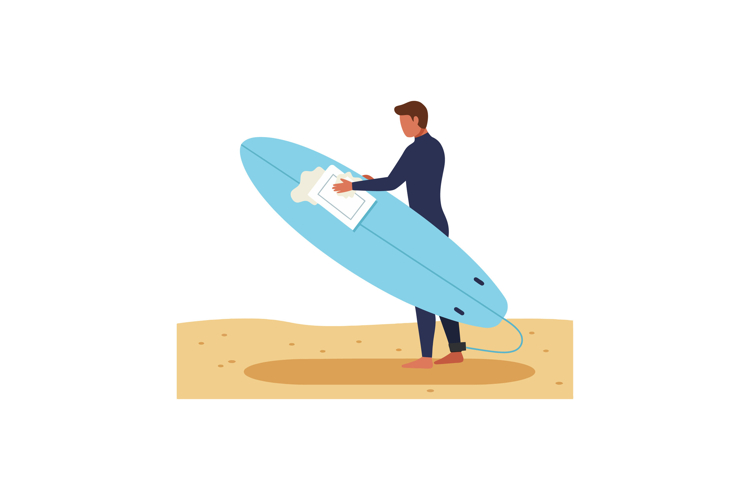 Surfboard Clipart Image 5