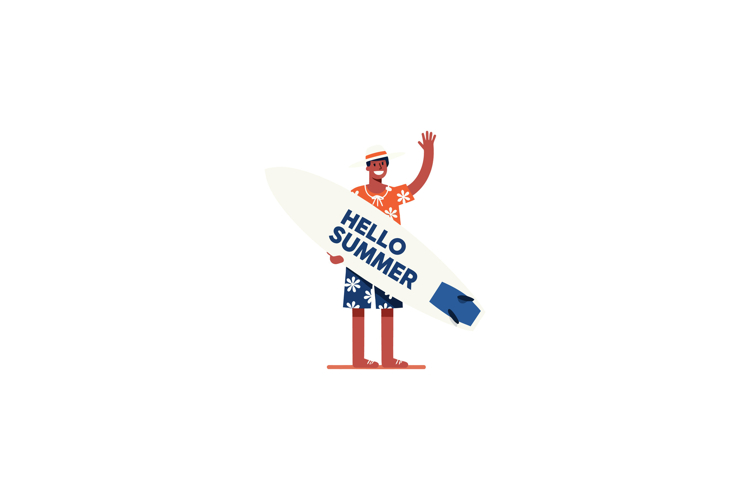 Surfboard Clipart Image 24