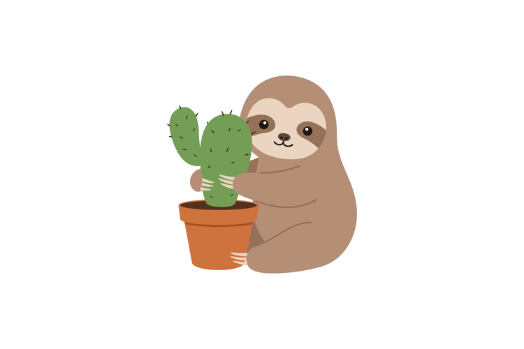 Sloth Clipart Image 5