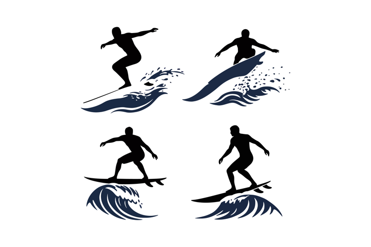 Waves Silhouette Image 18