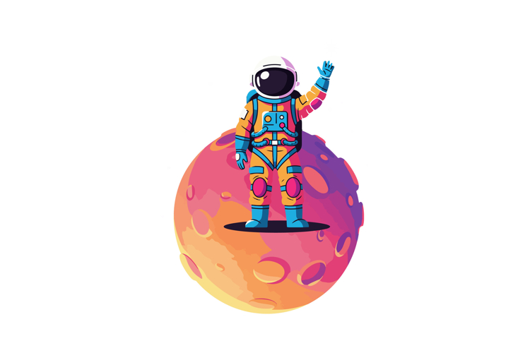 Astronaut Clipart Image 24