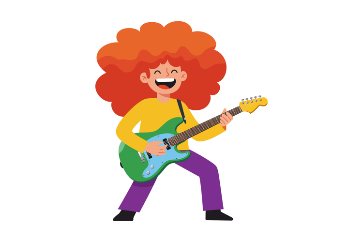 Electric Guitar Clipart Image 20