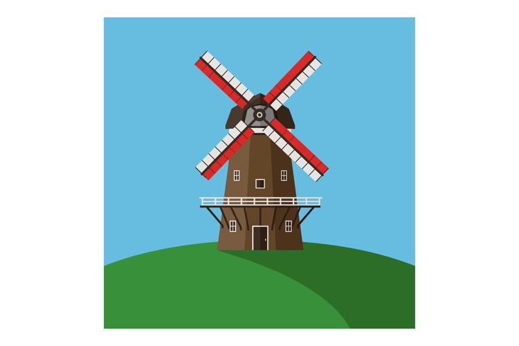 Windmill Clipart Image 19