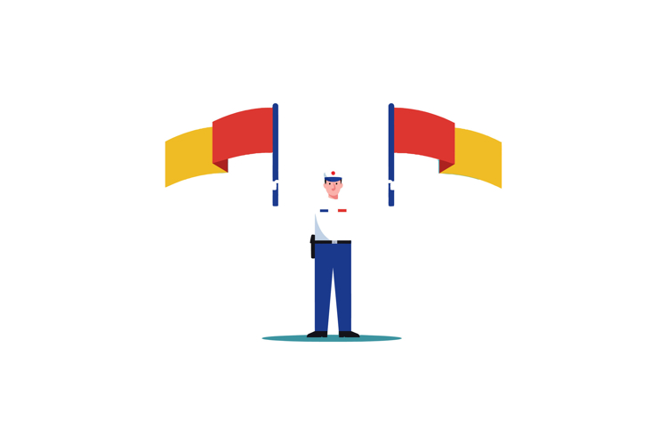 Flags Clipart Image 19