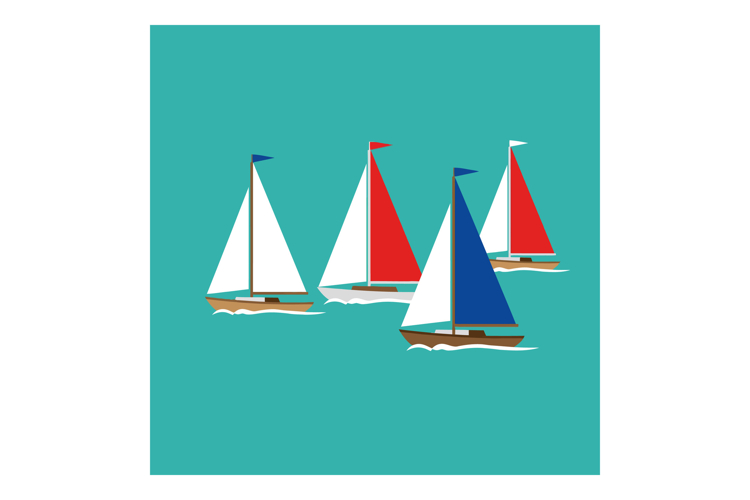 Sailboat Vector Image 17