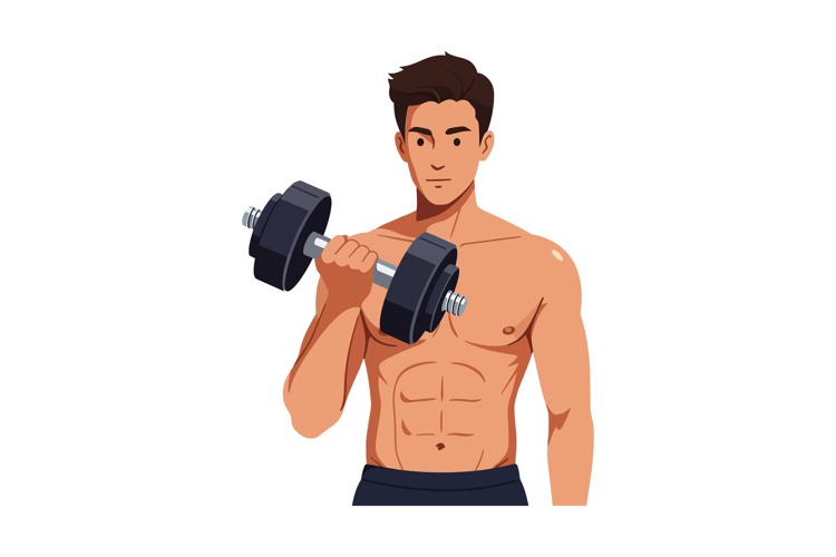 Dumbbell Clipart Image 13