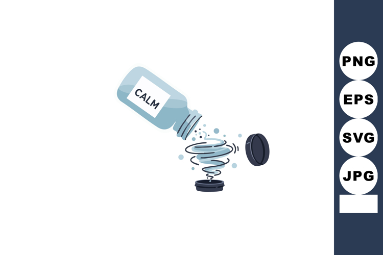 Pill Bottle Clipart Image 2