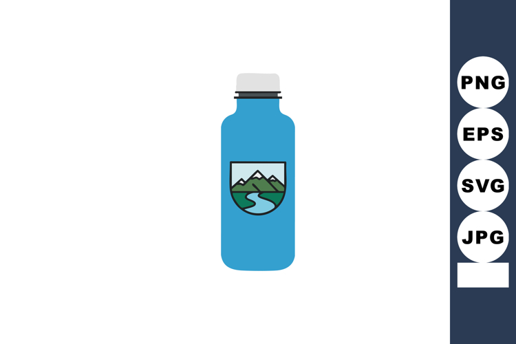 Water Bottle Clipart Image 12