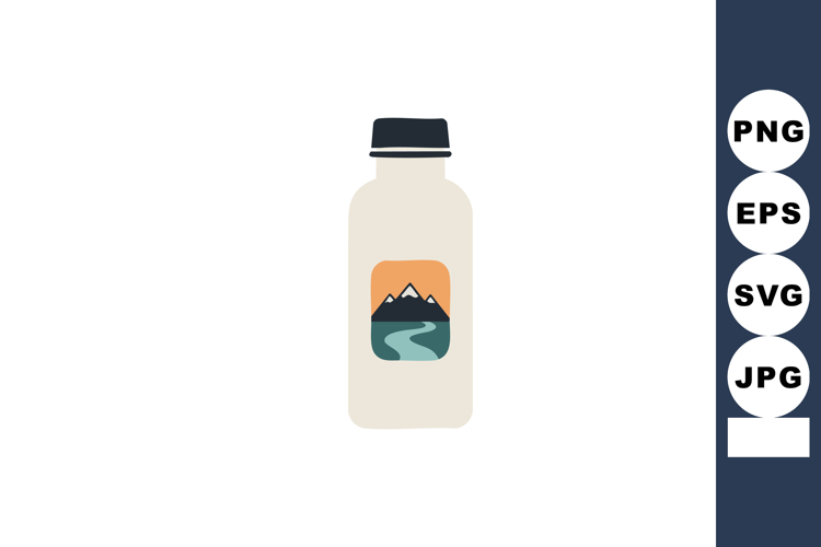 Water Bottle Clipart Image 11