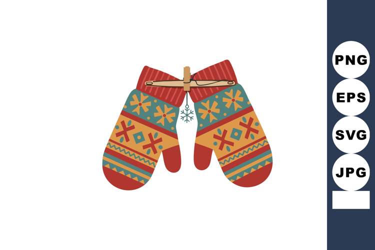 Mitten Clipart Image 21