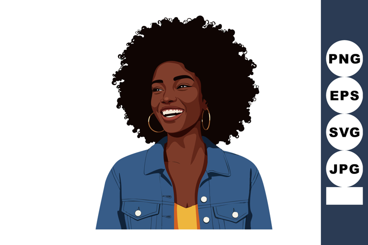 Afro Clipart Image 2