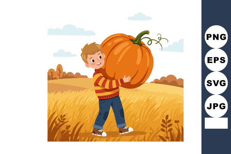 Pumpkin Clipart Image 10