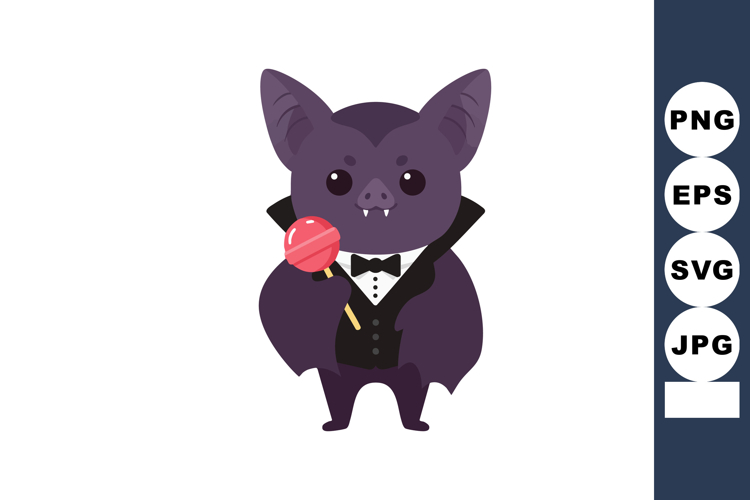 Cute Vampire Clipart Image 22