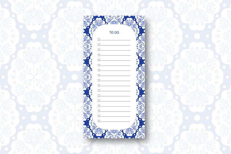 Scandinavian Flower To Do List | To do list