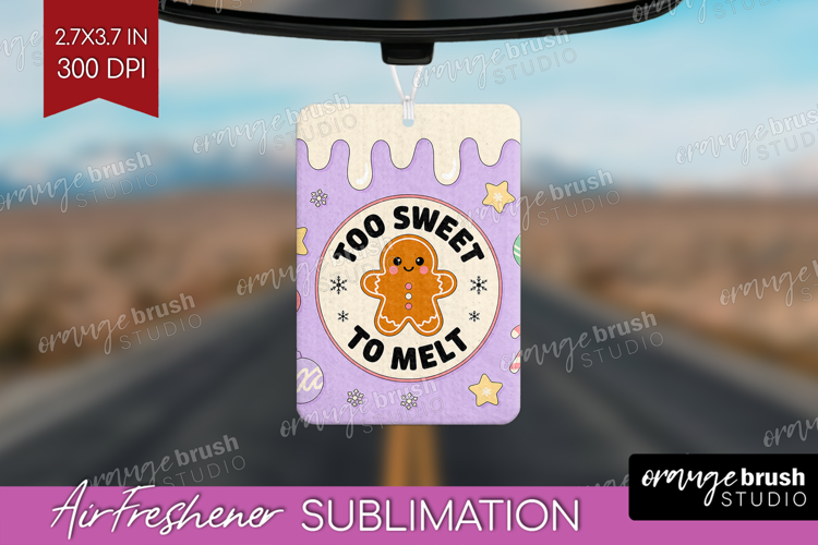 To Sweet To Melt Xmas Air Freshener PNG Christmas PNG