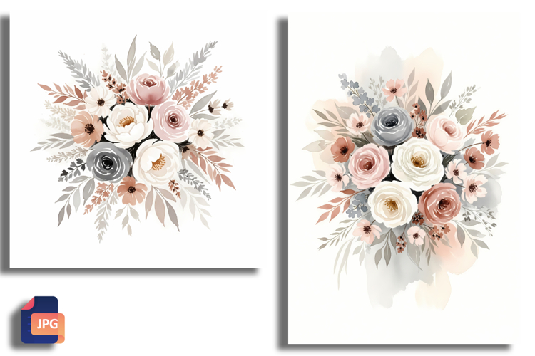Boho Flower Clipart Image 22
