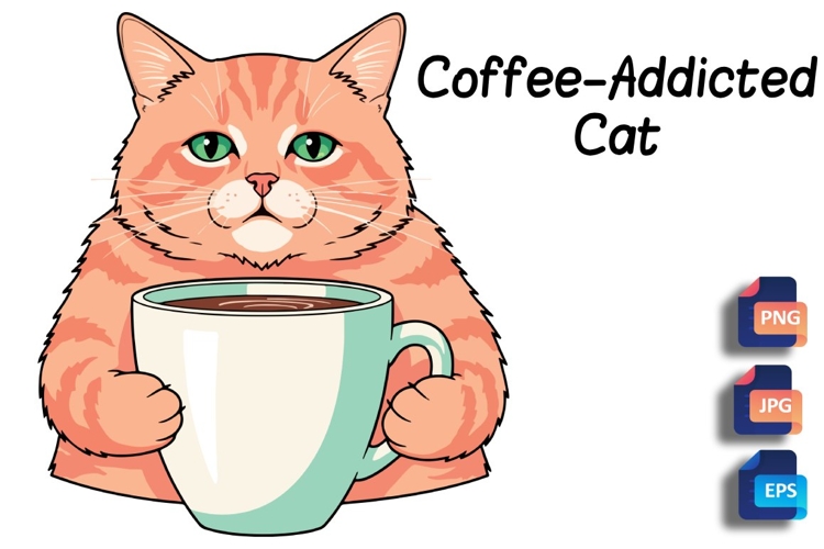  Sleepy Cat Clipart Image 4