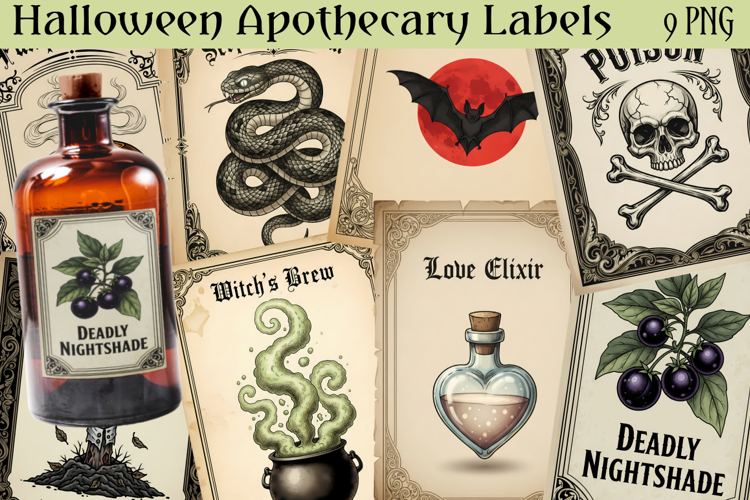Apothecary Bottle Labels Image 16